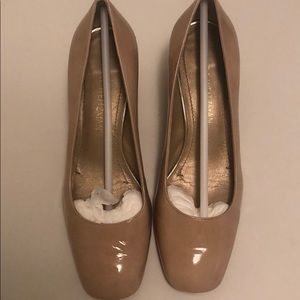 Stuart weitzman patten leather heels